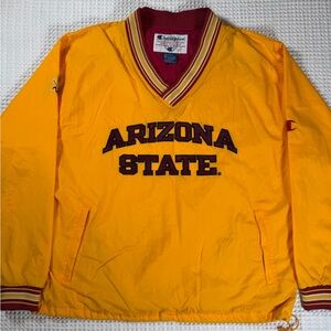 Vintage Champion Arizona State Sun Devils Gold Windbreaker Size L